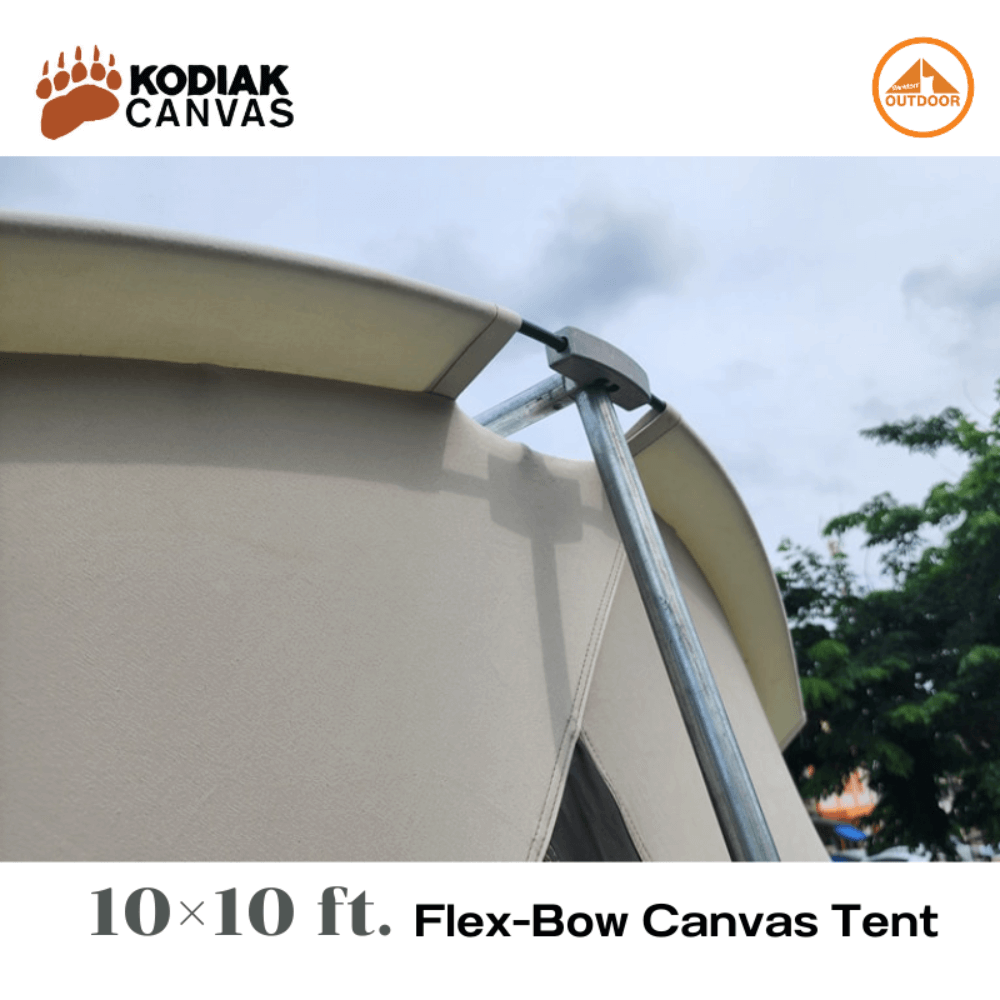 เต้นท์แคมป์ปิ้ง Kodiak Canvas 10&times;10 ft. Flex-Bow VX Tent 