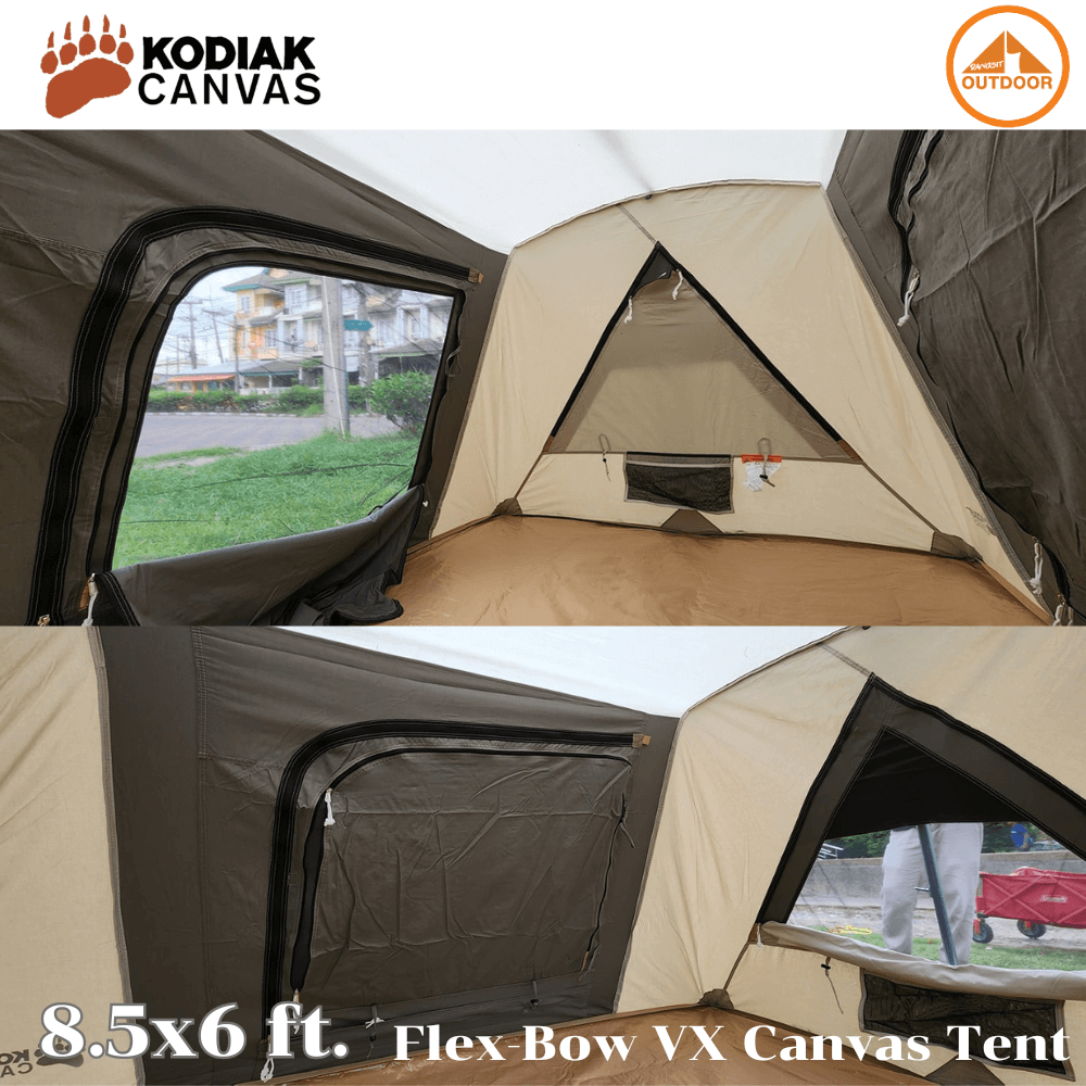 เต้นท์แคมป์ปิ้ง Kodiak Canvas 8.5×6 ft. Flex-Bow VX Tent _4