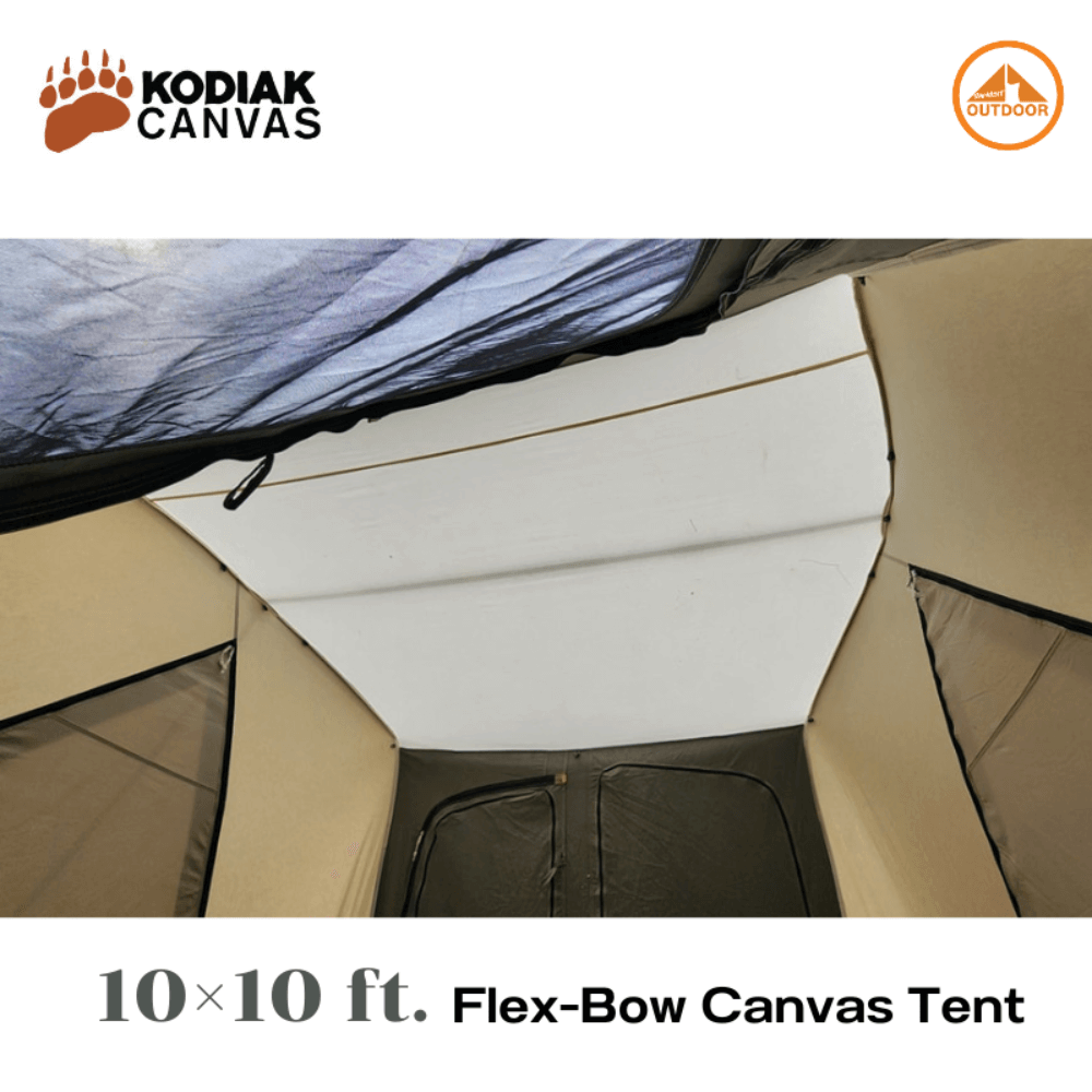 เต้นท์แคมป์ปิ้ง Kodiak Canvas 10&times;10 ft. Flex-Bow VX Tent 