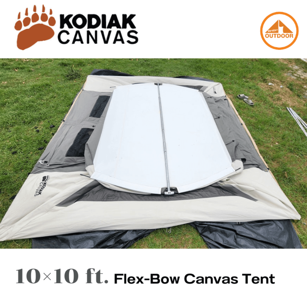 เต้นท์แคมป์ปิ้ง Kodiak Canvas 10&times;10 ft. Flex-Bow VX Tent 