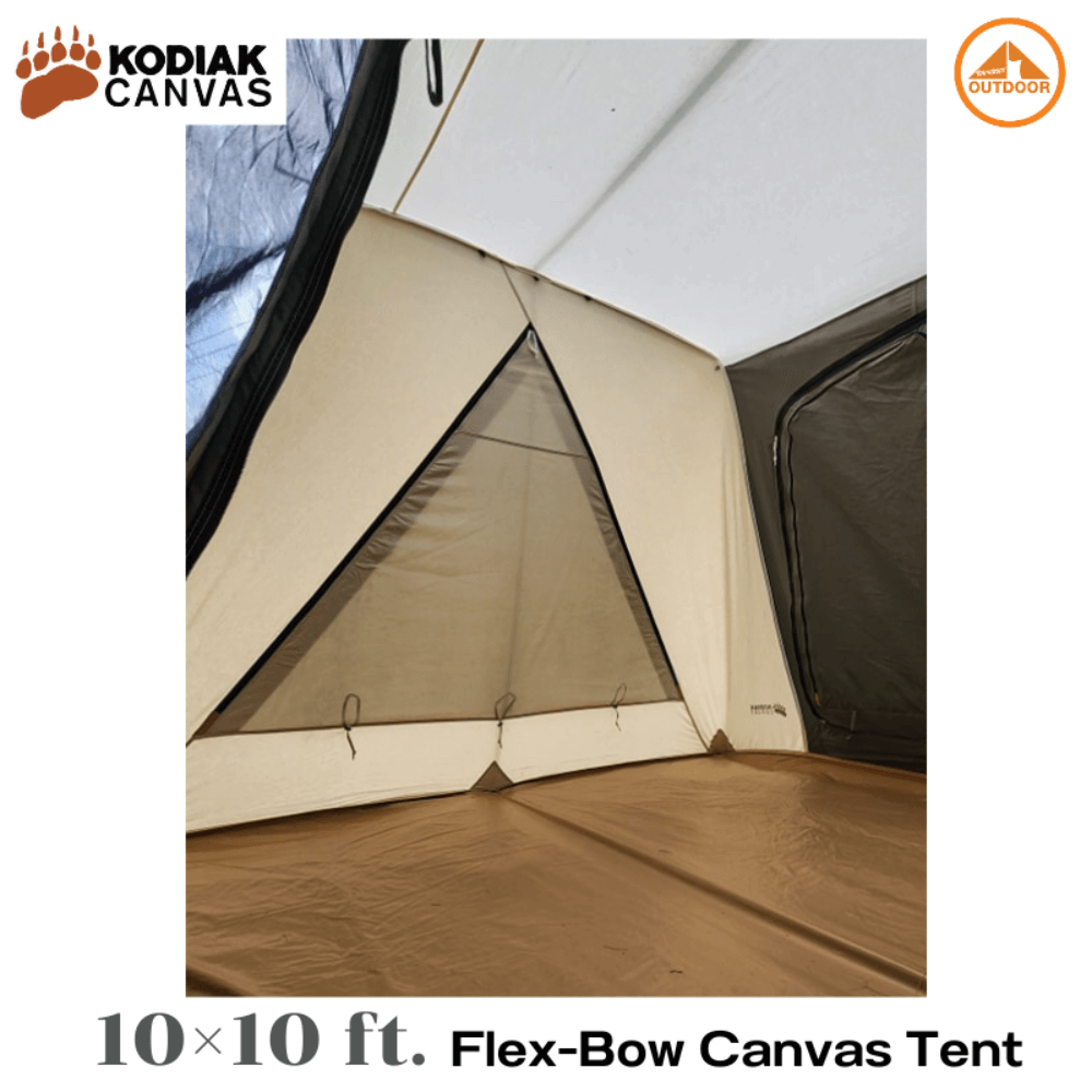 เต้นท์แคมป์ปิ้ง Kodiak Canvas 10&times;10 ft. Flex-Bow VX Tent 