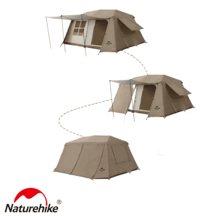 เต็นท์ครอบครัวใหญ่ Naturehike Village 13 Tent New Version_3