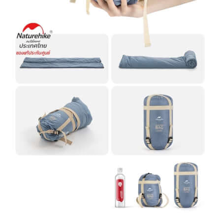 ถุงนอน Naturehike รุ่น LW180 สีน้ำเงิน_3