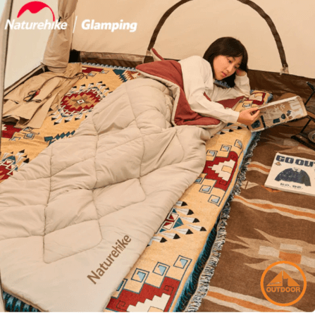 ถุงนอน  Naturehike Autumn maple 250 สีครีม-น้ำตาล_11