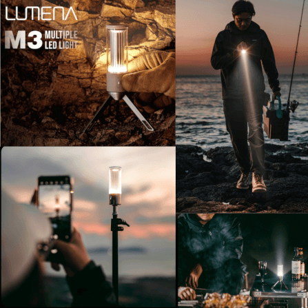 ตะเกียง Lumena M3 Multiple LED Rechargeable Lantern สีเบจ_10
