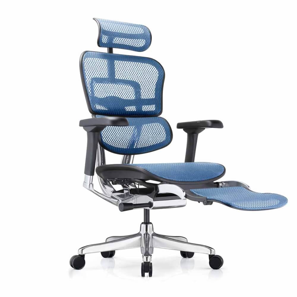 เก้าอี้เพื่อสุขภาพ DF PROCHAIR รุ่น Ergo Elite Pro+ สีน้ำเงิน_9