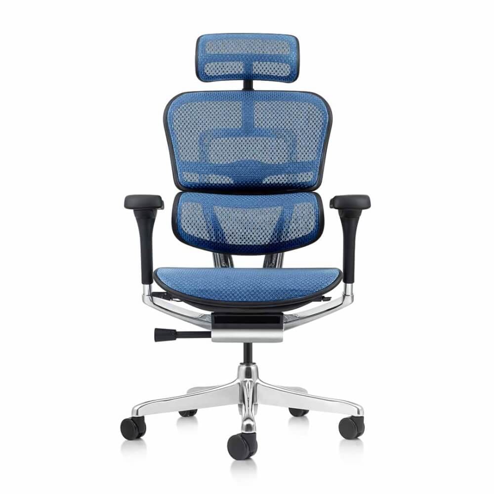 เก้าอี้เพื่อสุขภาพ DF PROCHAIR รุ่น Ergo Elite Pro สีน้ำเงิน