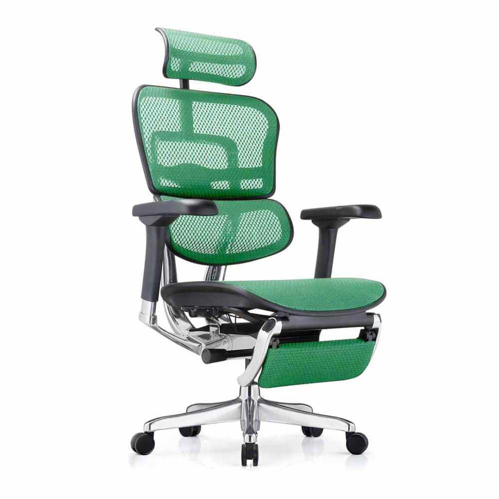 เก้าอี้เพื่อสุขภาพ DF PROCHAIR รุ่น Ergo Elite Pro+ สีเขียว
