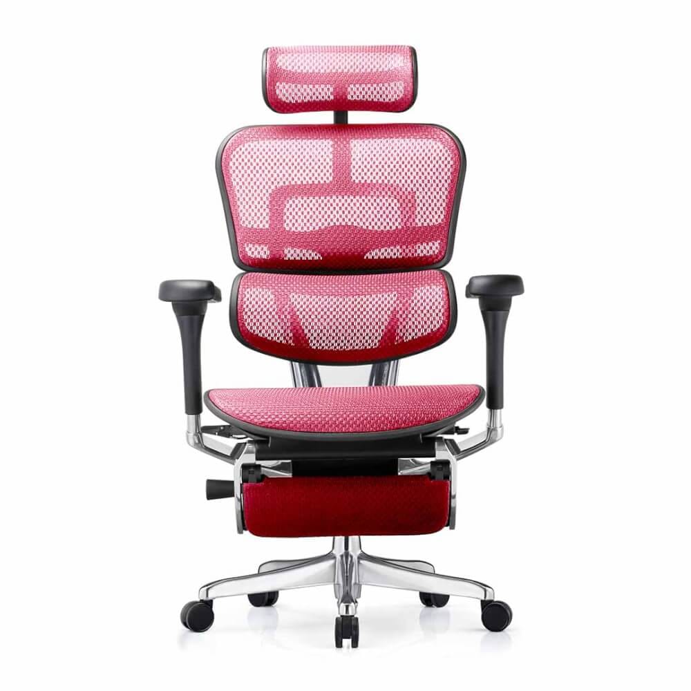 เก้าอี้เพื่อสุขภาพ DF PROCHAIR รุ่น Ergo Elite Pro+ สีชมพู