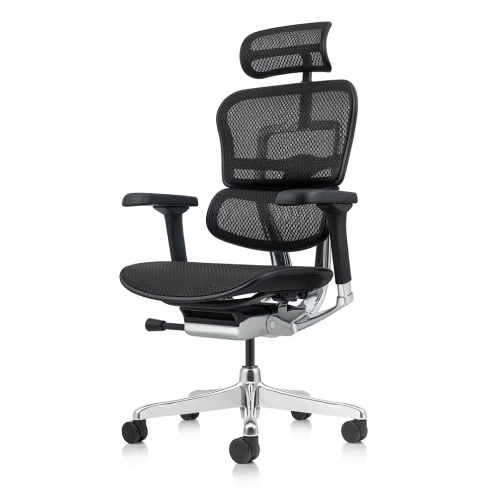 เก้าอี้เพื่อสุขภาพ DF PROCHAIR รุ่น Ergo Elite Pro สีดำ