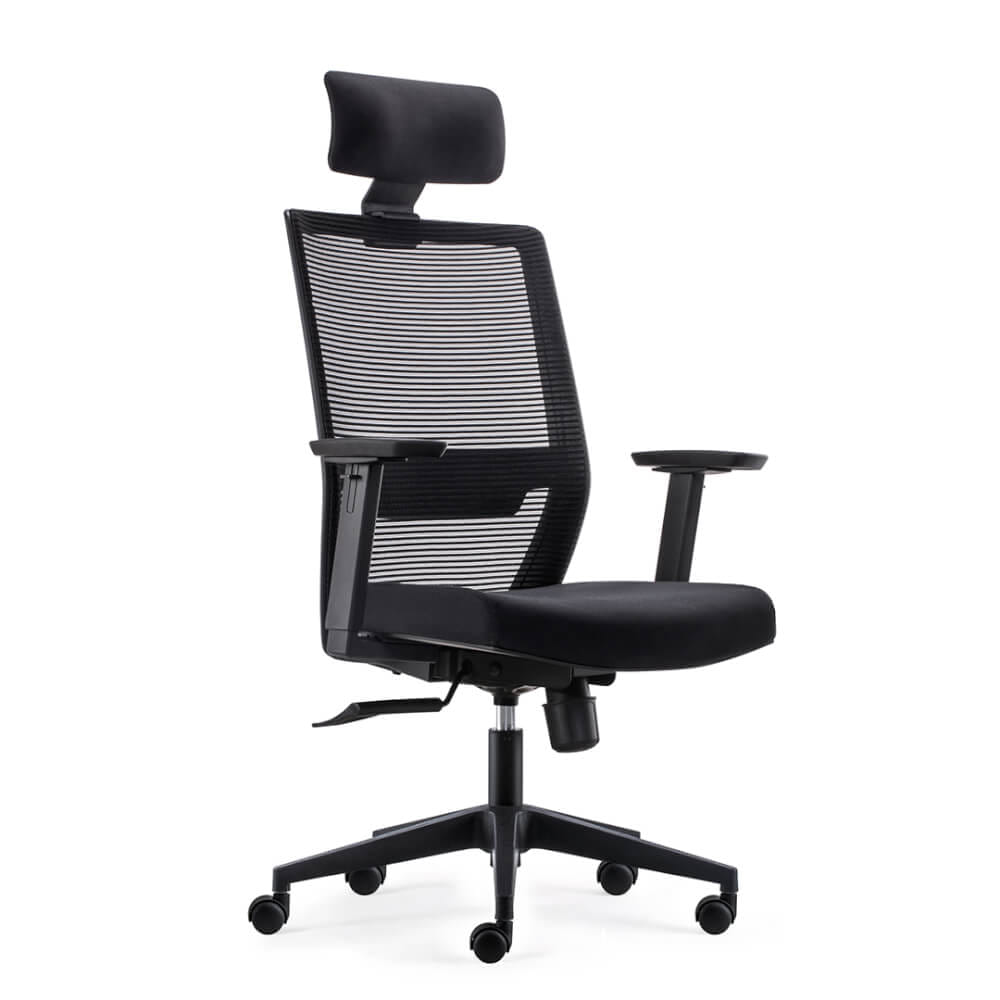 เก้าอี้สำนักงาน DF PROCHAIR รุ่น Polo-H สีดำ