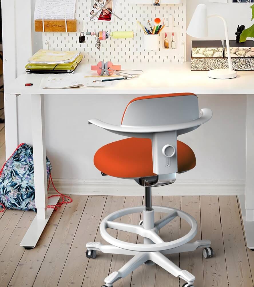 เก้าอี้บาร์ DF PROCHAIR รุ่น NEC สีส้ม