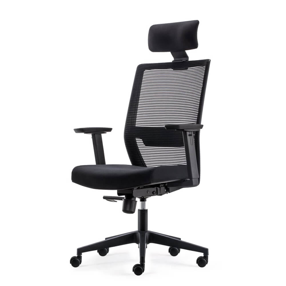 เก้าอี้สำนักงาน DF PROCHAIR รุ่น Polo-H สีดำ