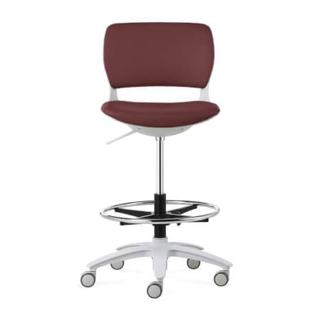 เก้าอี้บาร์ DF PROCHAIR รุ่น ACE Bar สีแดง_0