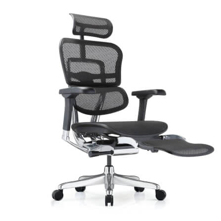 เก้าอี้เพื่อสุขภาพ DF PROCHAIR รุ่น Ergo Elite Pro+ สีดำ_1