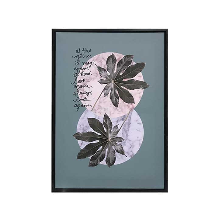 ภาพติดฝาผนัง CHIC REPUBLIC รุ่น BLUE TROPICAL-A/50X70