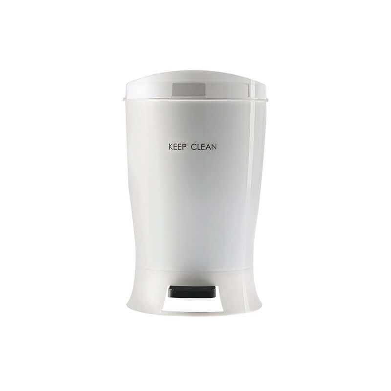 ถังขยะ CHIC REPUBLIC รุ่น (HH-2500P) ขาเหยียบ 4.5 ลิตร สีขาว_0