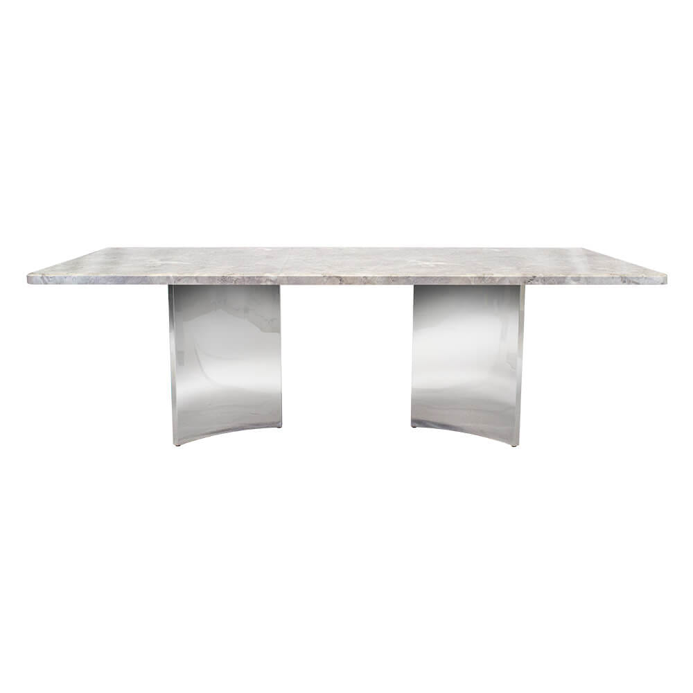 โต๊ะอาหาร CHIC REPUBLIC รุ่น AEOLUS-CH/240 MARBLE สีเทาอ่อน