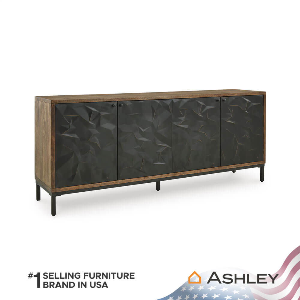 ตู้เตี้ยบานเปิด ASHLEY FURNITURE HOMESTORE รุ่น DORANNBY/177 สีน้ำตาล