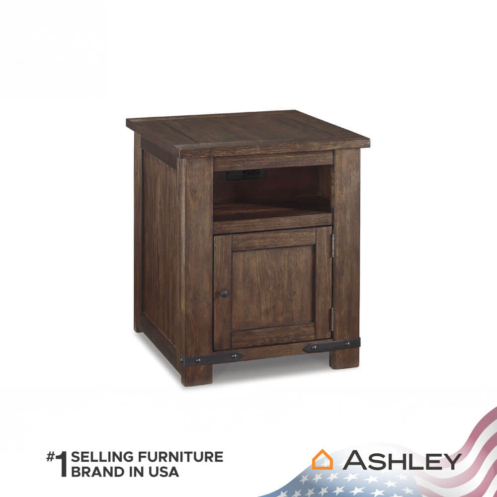 โต๊ะข้าง ASHLEY FURNITURE HOMESTORE รุ่น BUDMORE/56 สีน้ำตาล_0