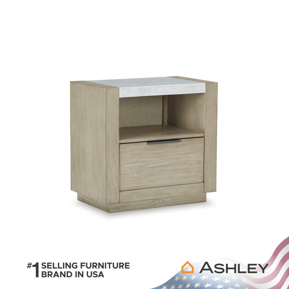 ตู้ข้างเตียง ASHLEY FURNITURE HOMESTORE รุ่น HENNINGTON สีไม้ธรรมชาติ_0
