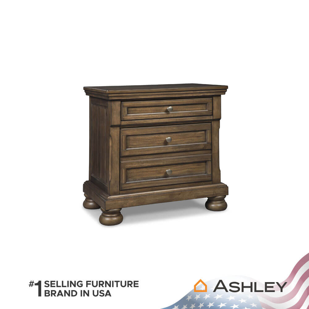 ตู้ข้างเตียง ASHLEY FURNITURE HOMESTORE รุ่น FLYNNTER สีน้ำตาล_0
