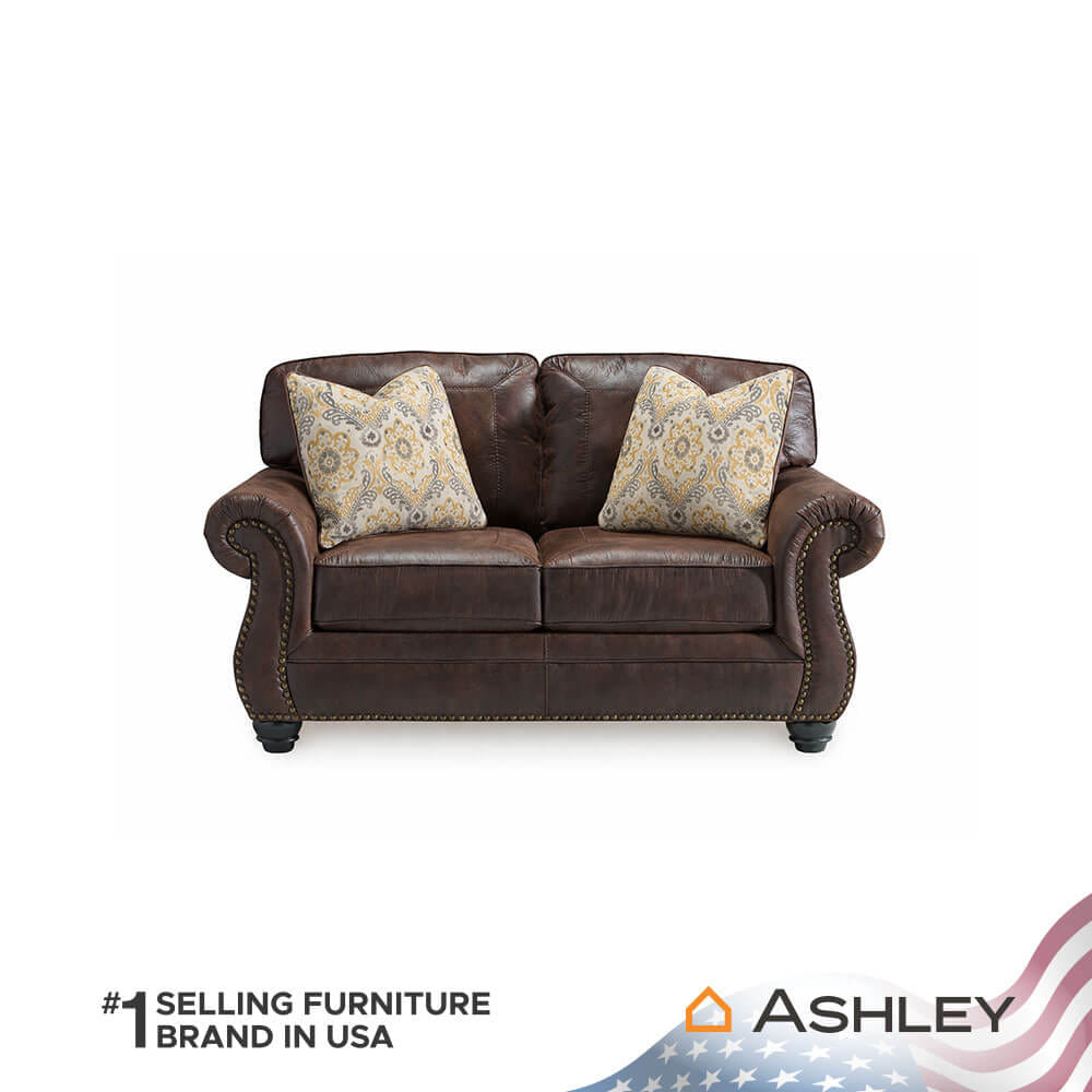 โซฟา 2 ที่นั่ง ASHLEY FURNITURE HOMESTORE รุ่น W80070-O/2 สีน้ำตาลเข้ม