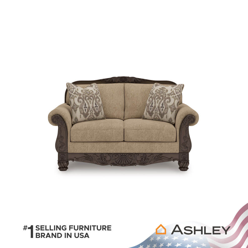 โซฟา 2 ที่นั่ง ASHLEY FURNITURE HOMESTORE รุ่น STANMORE/2 สีน้ำตาล