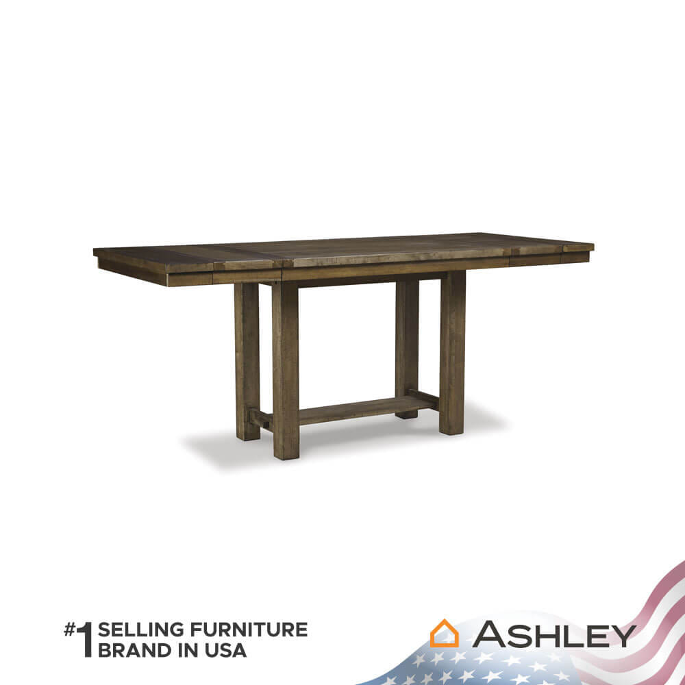 โต๊ะบาร์ปรับขยายได้ ASHLEY FURNITURE HOMESTORE รุ่น MORIVILLE/158-218 สีน้ำตาล