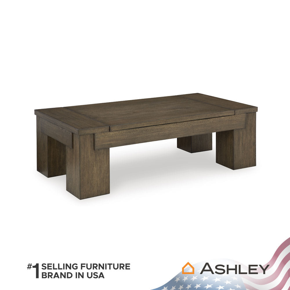 โต๊ะกลาง พร้อมลิฟท์ท็อป ASHLEY FURNITURE HOMESTORE รุ่น ROSSWAIN/137 สีน้ำตาล