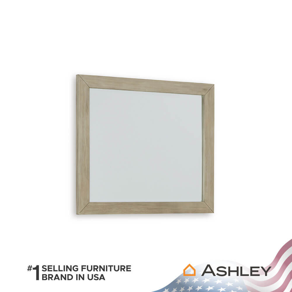 กระจกตั้งโต๊ะ ASHLEY FURNITURE HOMESTORE รุ่น HENNINGTON/101X88 สีไม้ธรรมชาติ