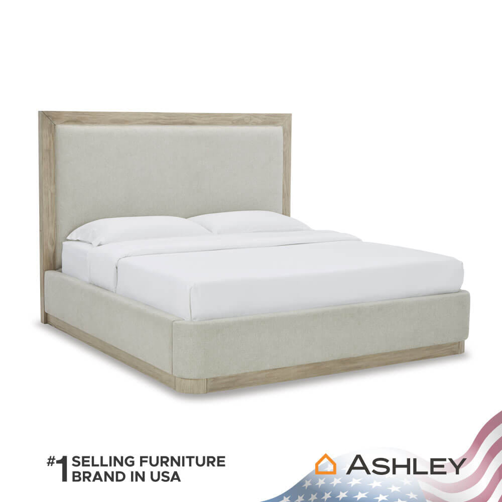 เตียงนอนขนาด 6 ฟุต ASHLEY FURNITURE HOMESTORE รุ่น HENNINGTON/180 สีไม้ธรรมชาติ
