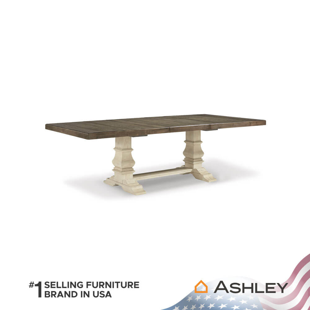 โต๊ะอาหาร ปรับขนาดได้ ASHLEY FURNITURE HOMESTORE รุ่น BOLANBURG/200-262 สีไม้ธรรมชาติ