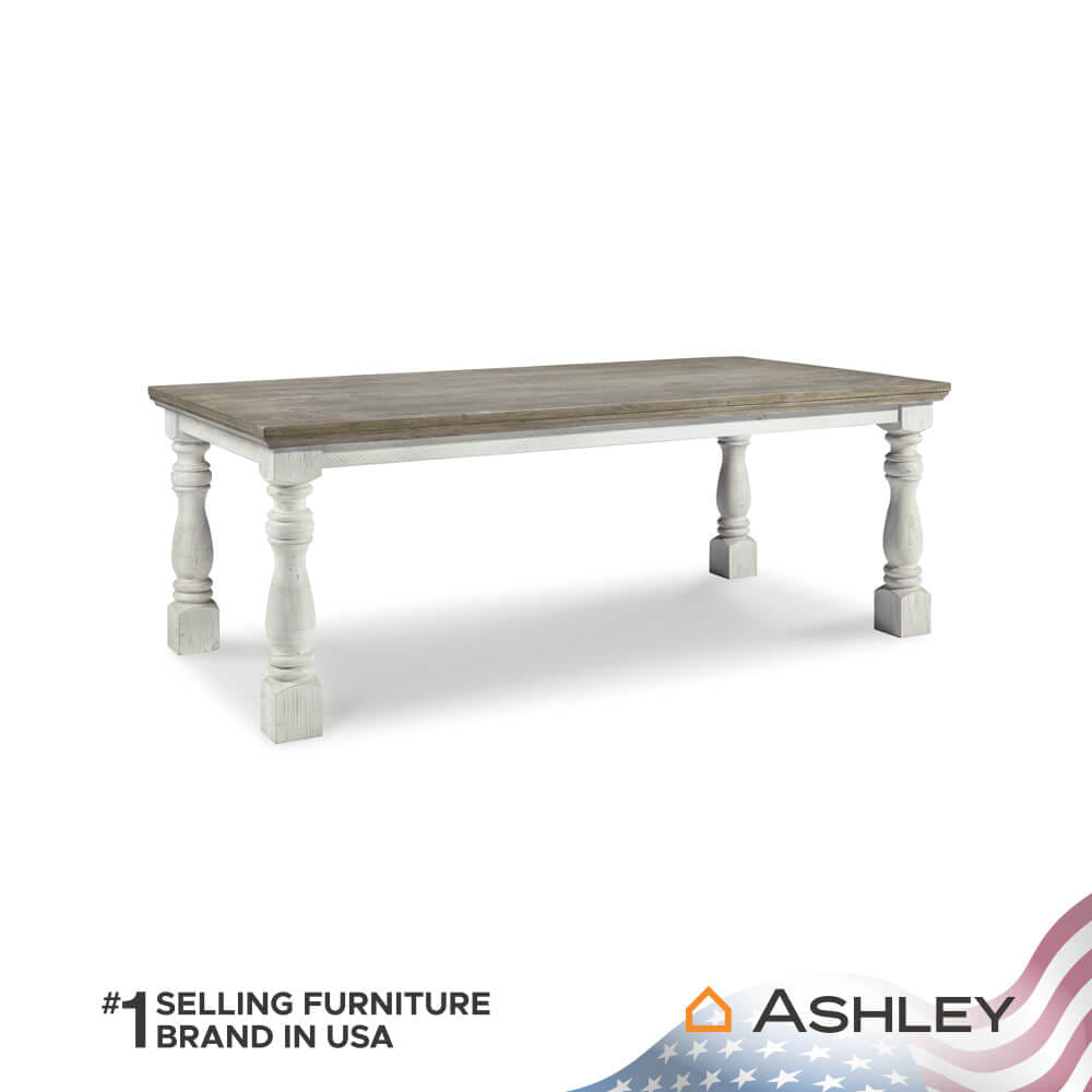 โต๊ะอาหาร ASHLEY FURNITURE HOMESTORE รุ่น HAVALANCE/213 สีขาววินเทจ