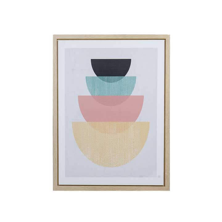 ภาพติดฝาผนัง CHIC REPUBLIC รุ่น SEMICIRCLE/45X60_1