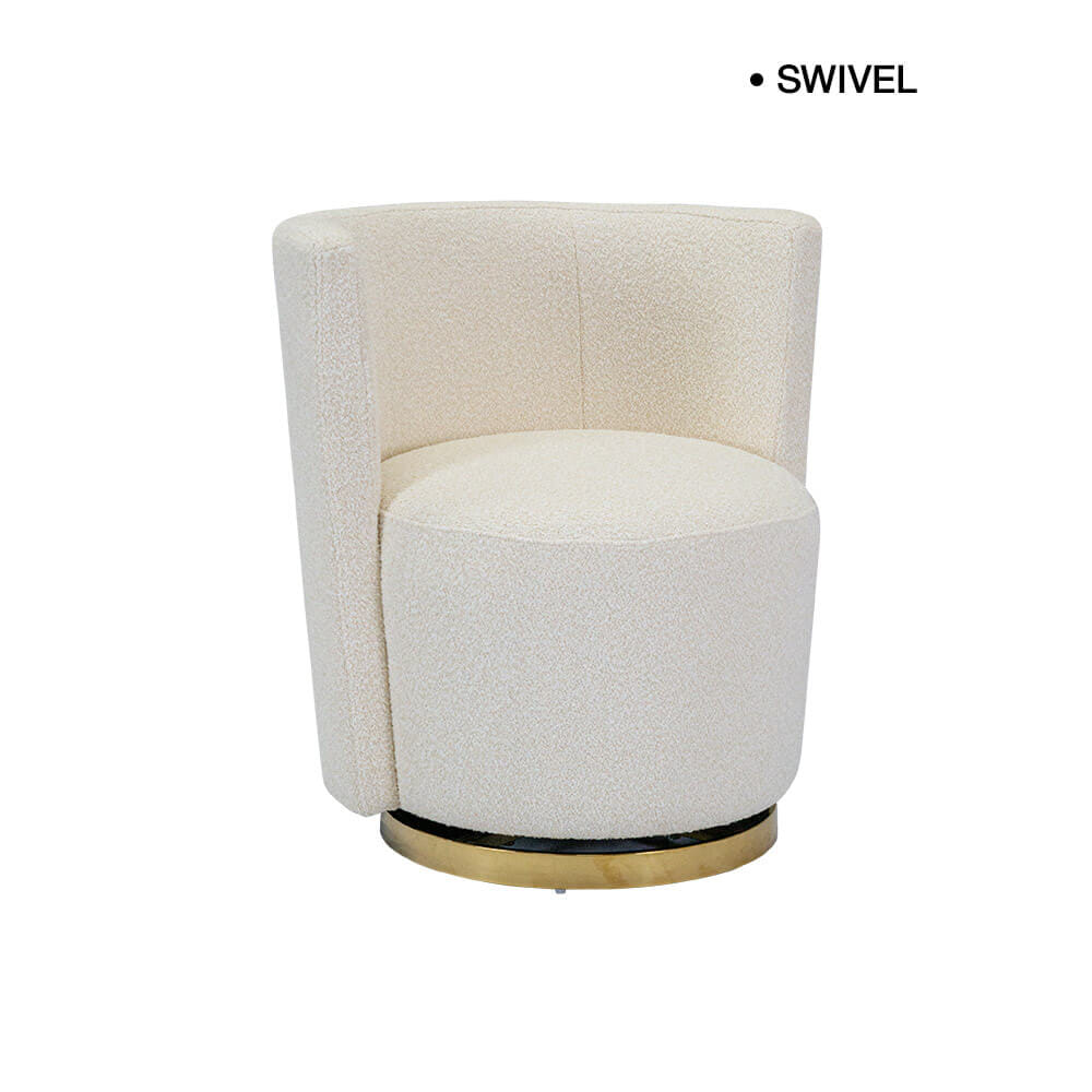 โซฟา 1 ที่นั่งแบบหมุนได้ CHIC REPUBLIC รุ่น MELLOW/1 สีครีม_1
