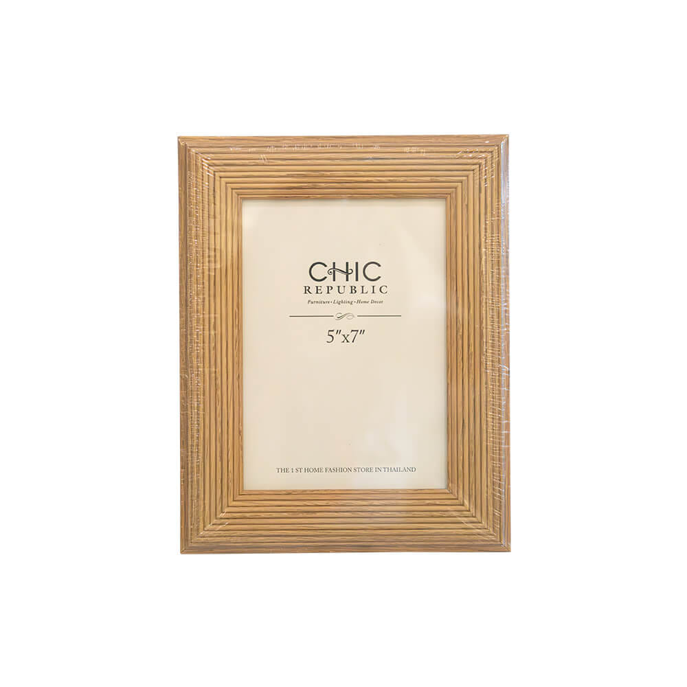 กรอบรูป CHIC REPUBLIC รุ่น SAKE/5X7 สีน้ำตาลอ่อน_1