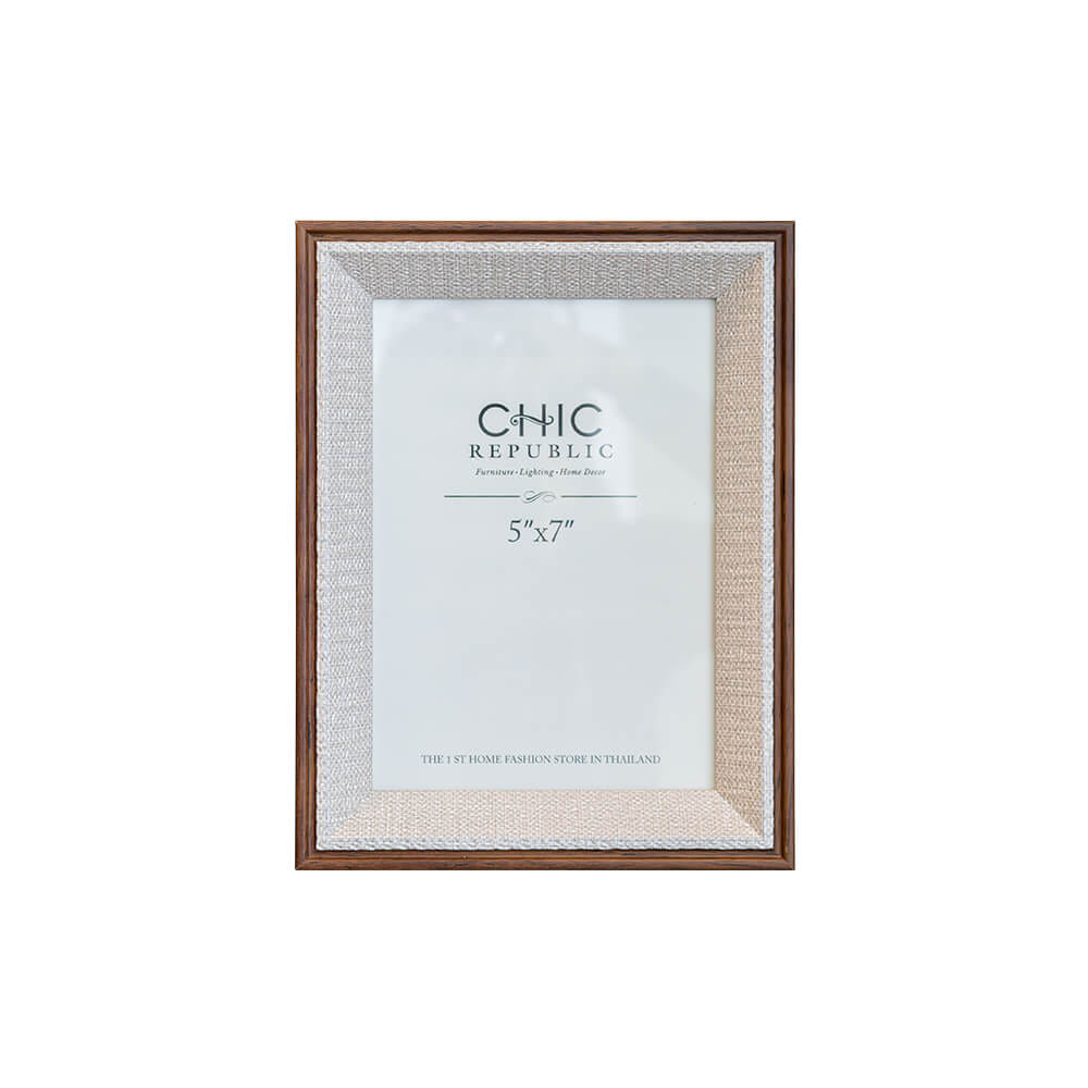 กรอบรูป CHIC REPUBLIC รุ่น AMES/5&times;7 สีเบจ