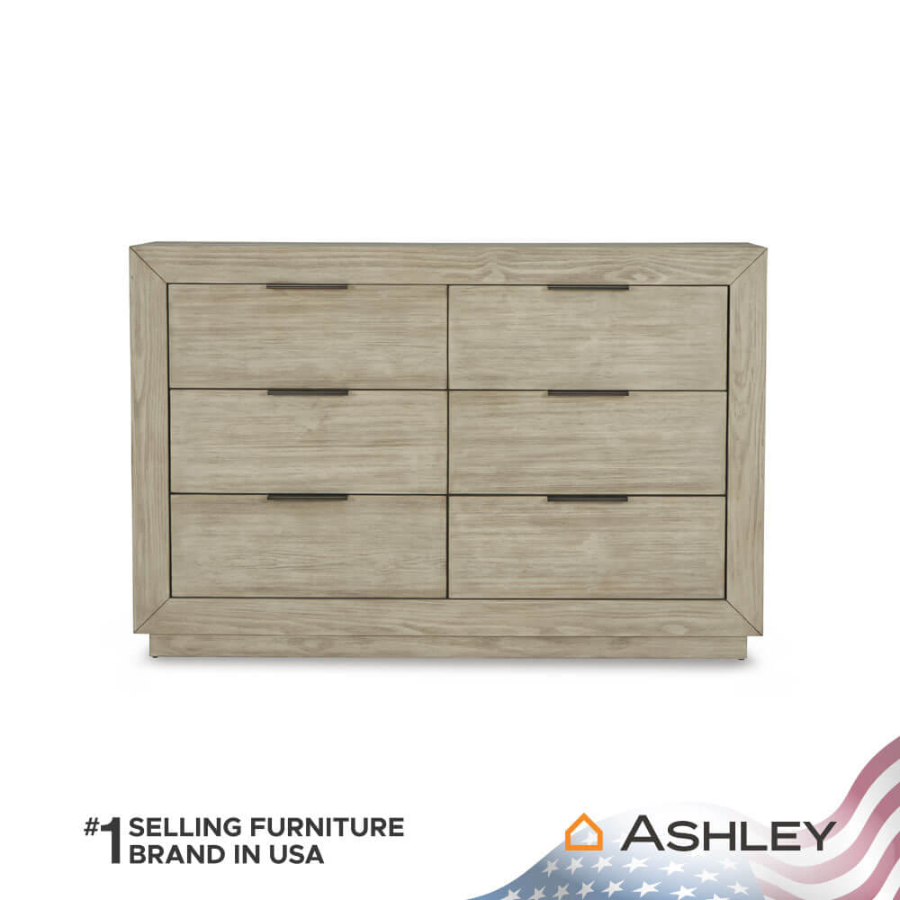 ตู้ลิ้นชัก 6 ลิ้นชัก ASHLEY FURNITURE HOMESTORE รุ่น HENNINGTON/160 สีไม้ธรรมชาติ