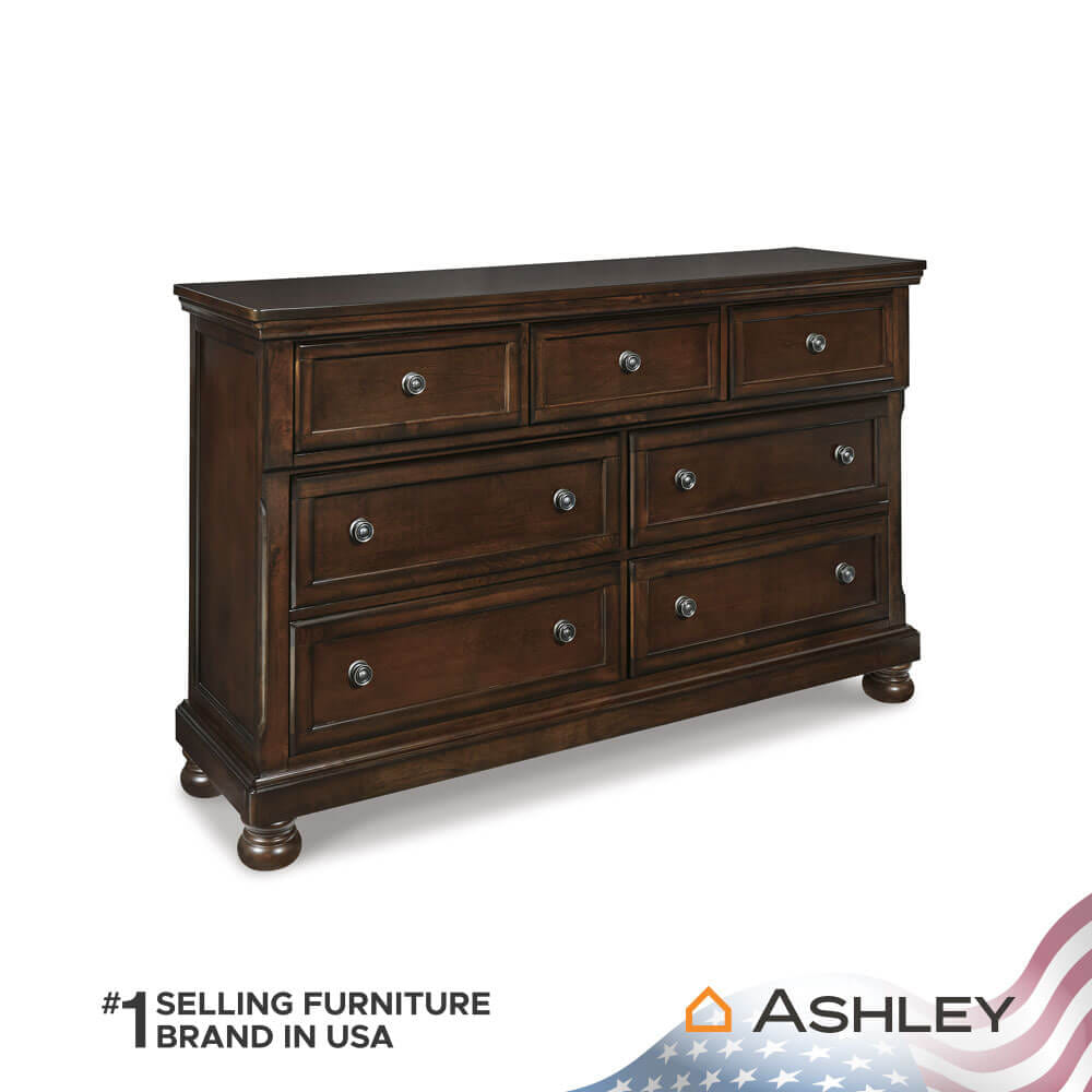 ตู้ลิ้นชัก 7 ลิ้นชัก ASHLEY FURNITURE HOMESTORE รุ่น PORTER/165 สีน้ำตาล