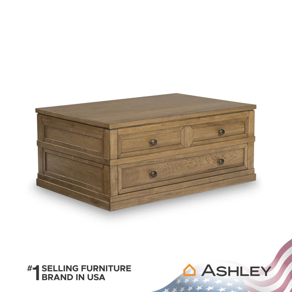 โต๊ะกลาง พร้อมลิฟท์ท็อป ASHLEY FURNITURE HOMESTORE รุ่น SHARLANCE/107 สีน้ำตาลอ่อน_1