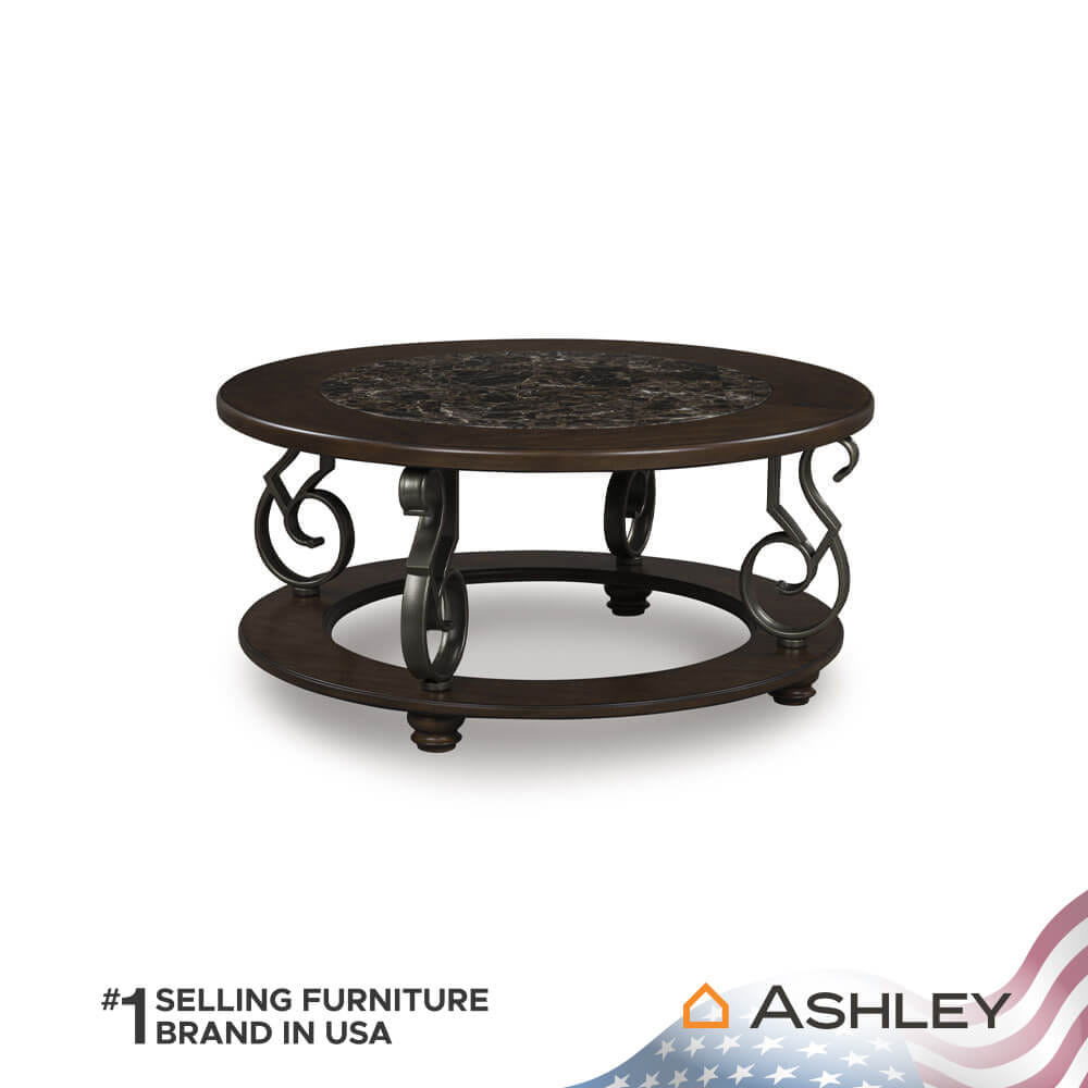 โต๊ะกลาง ASHLEY FURNITURE HOMESTORE รุ่น FRALLYN/106 สีน้ำตาลเข้ม_1