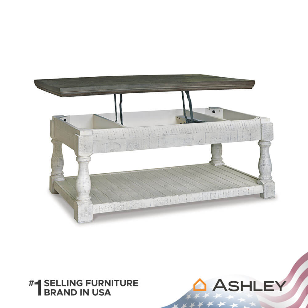 โต๊ะกลาง พร้อมลิฟท์ท็อป ASHLEY FURNITURE HOMESTORE รุ่น HAVALANCE/121 สีขาววินเทจ_1
