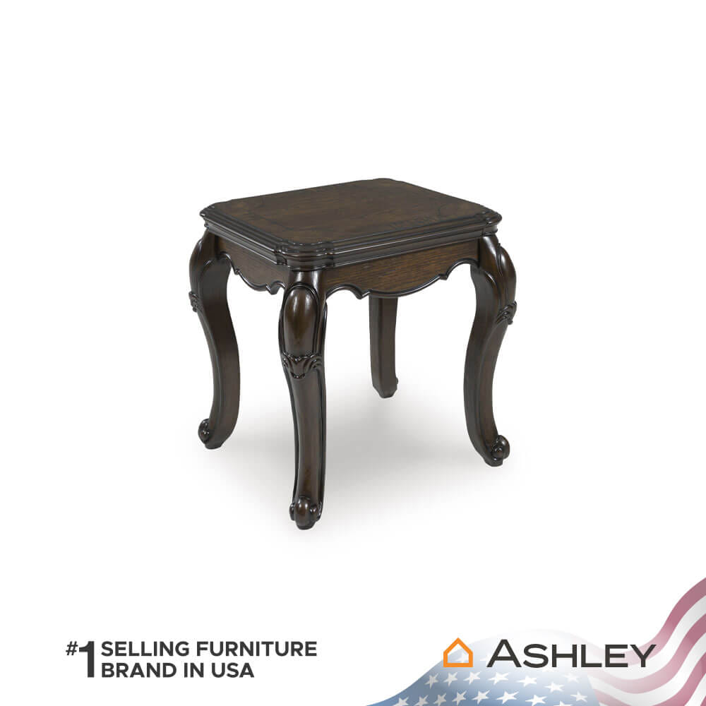 โต๊ะข้าง ASHLEY FURNITURE HOMESTORE รุ่น MAYLEE/63 ขนาด 63 ซม. สีน้ำตาลเข้ม