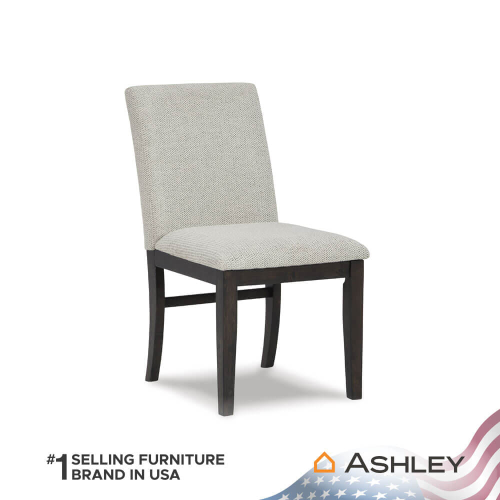 เก้าอี้ทานข้าว ASHLEY FURNITURE HOMESTORE รุ่น BRUXWORTH สีเทาอ่อน_1