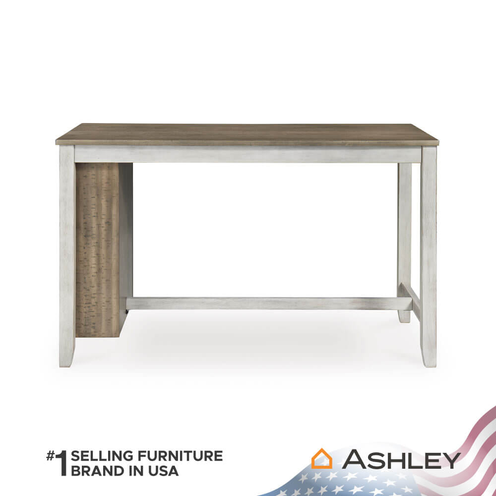 โต๊ะบาร์ พร้อมช่องเก็บของ ASHLEY FURNITURE HOMESTORE รุ่น SKEMPTON/152 สีขาววินเทจ_1