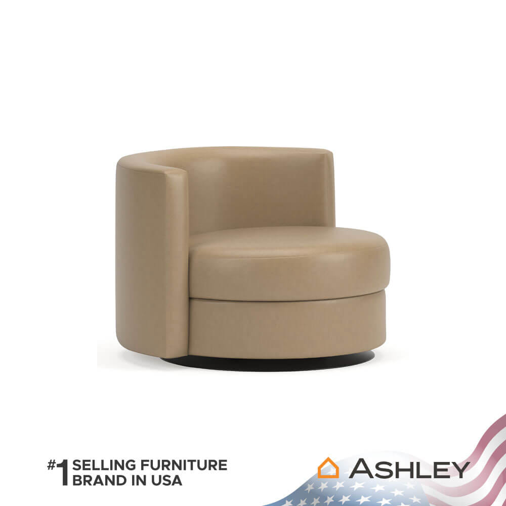 โซฟาหมุนได้ 1 ที่นั่ง ASHLEY FURNITURE HOMESTORE รุ่น PADOVA-O/1 สีน้ำตาล