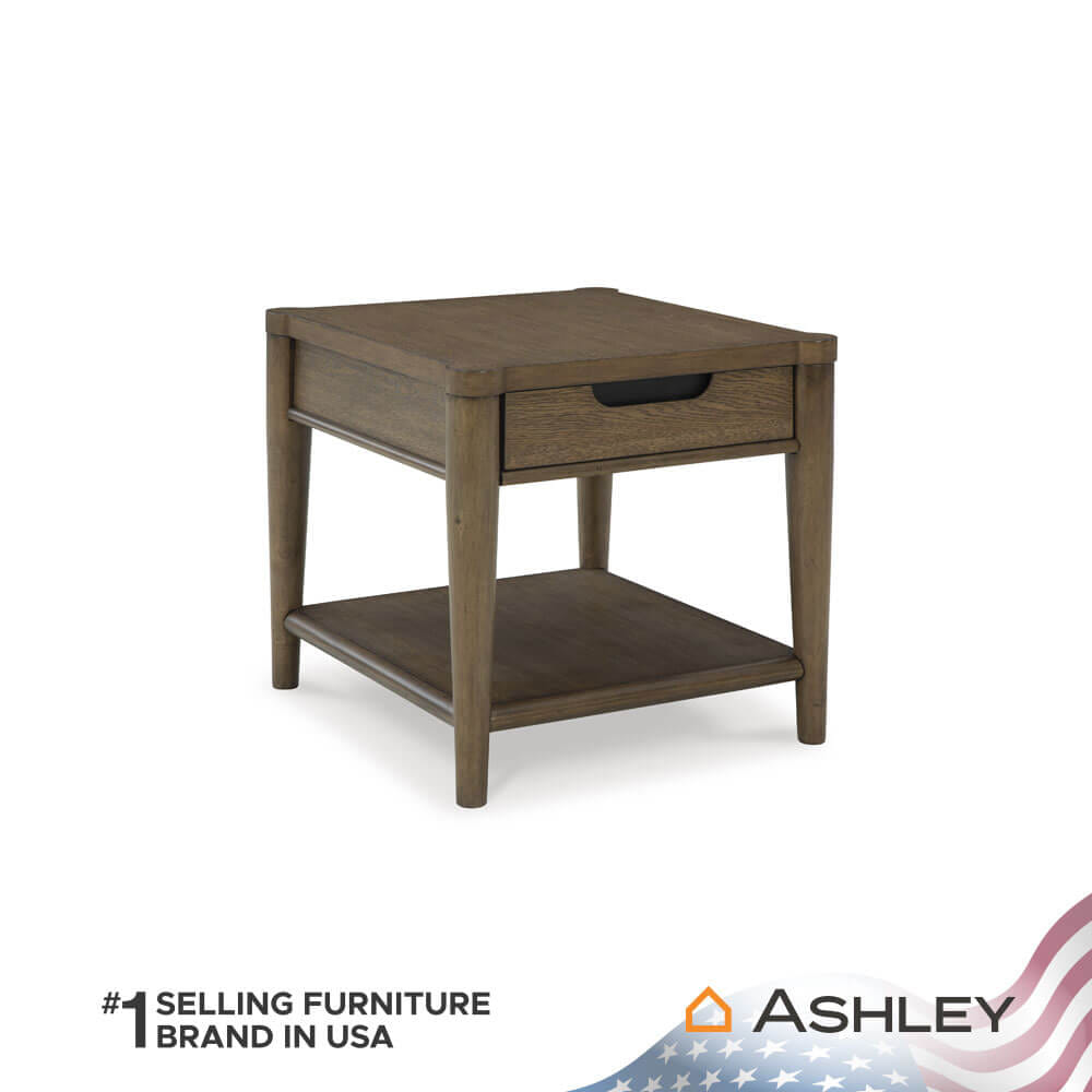 โต๊ะข้าง ASHLEY FURNITURE HOMESTORE รุ่น ROANHOWE/61 สีน้ำตาล