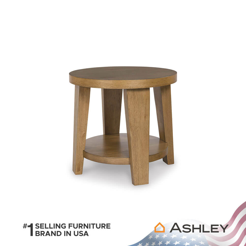 โต๊ะข้าง ASHLEY FURNITURE HOMESTORE รุ่น KRISTILAND/66 สีน้ำตาลอ่อน