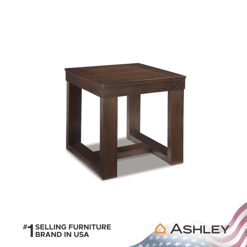 โต๊ะข้าง ASHLEY FURNITURE HOMESTORE รุ่น WATSON/60 สีน้ำตาลเข้ม